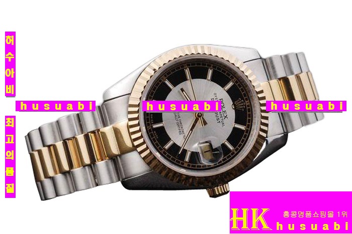 로렉스  Rolex 남자인기시계 Replica Rolex Datejust Automatic Movement Yellow gold Crown Silver Case Men.928117-26