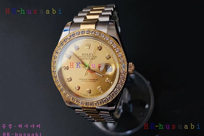  η ڽð Replica Rolex Datejust Automatic Movement Yellow gold Dial Crown Men.928117-32