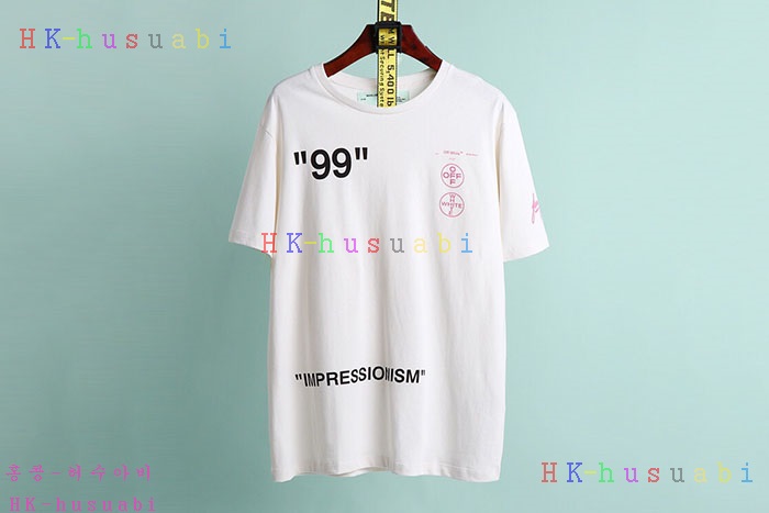 NEW 오프화이트 반팔티 OF 570140