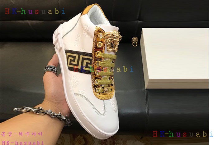 NEW 베르사체 남성용 신발 V 470075