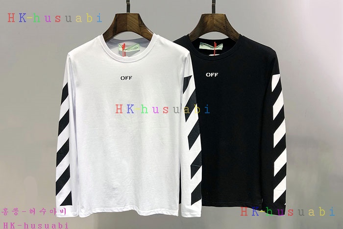 NEW 오프화이트 긴팔티 신상 OF 555844
