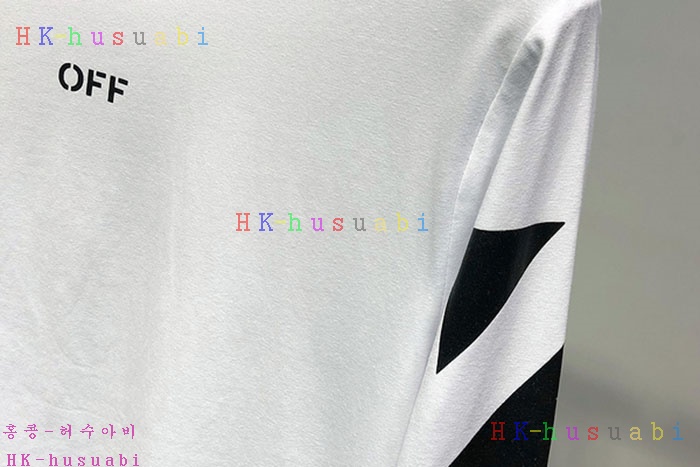 NEW 오프화이트 긴팔티 신상 OF 555844