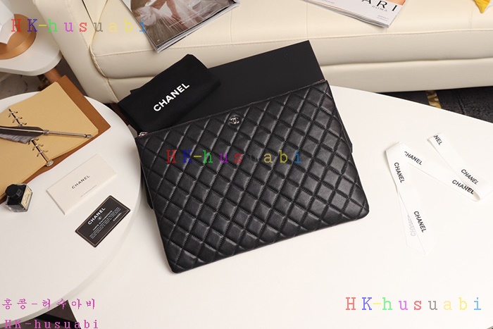 ★미러급★ 샤넬  클래식 케이스 라지 A82552 (캐비어실버)