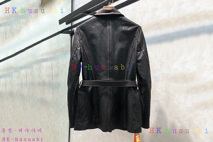 NEW 발렌시아가 가죽 쟈켓 B 7243100
