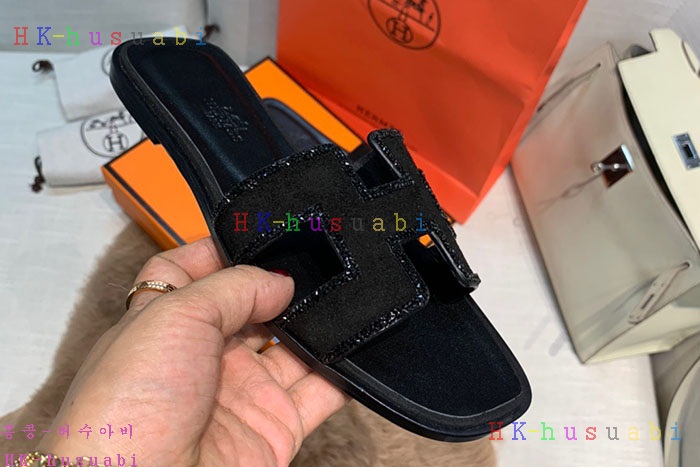 NEW 에르메스 여성용 슬리퍼 H555734