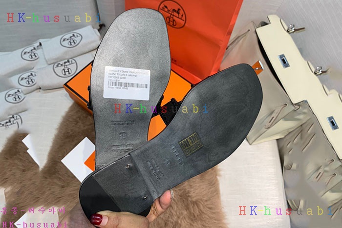 NEW 에르메스 여성용 슬리퍼 H555734
