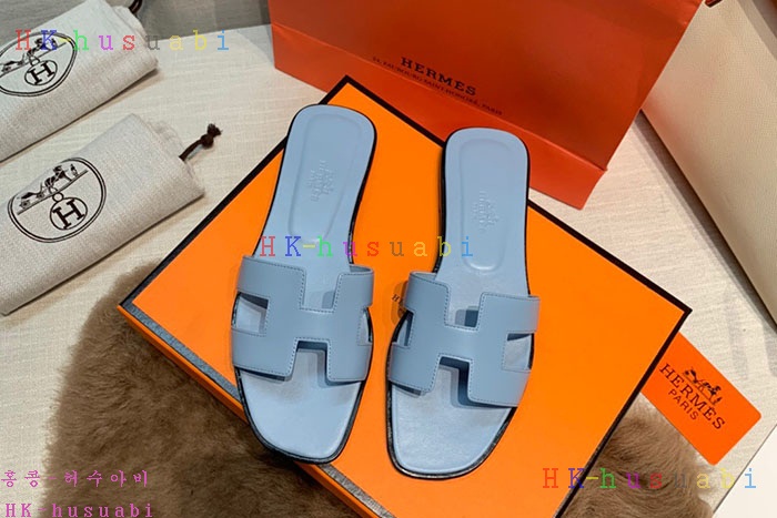NEW 에르메스 여성용 슬리퍼 H555735