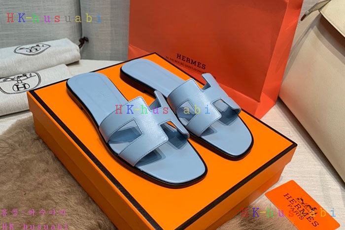 NEW 에르메스 여성용 슬리퍼 H555735