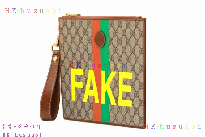 ★미러급★구찌 Fake Not 프린트 파우치 GU 636171