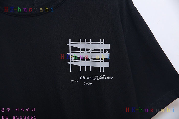 NEW 오프화이트 반팔티 신상 OF 757307