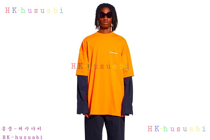 NEW 발렌시아가 긴팔티 신상 B 557238