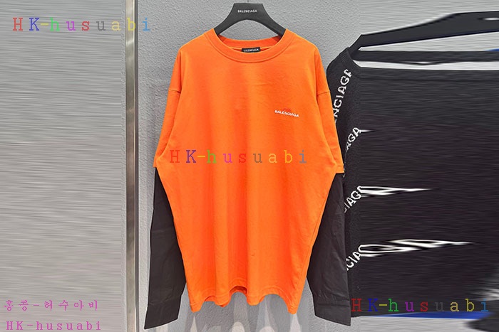 NEW 발렌시아가 긴팔티 신상 B 557238