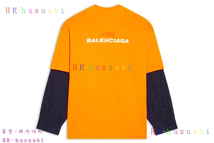 NEW 발렌시아가 긴팔티 신상 B 557238