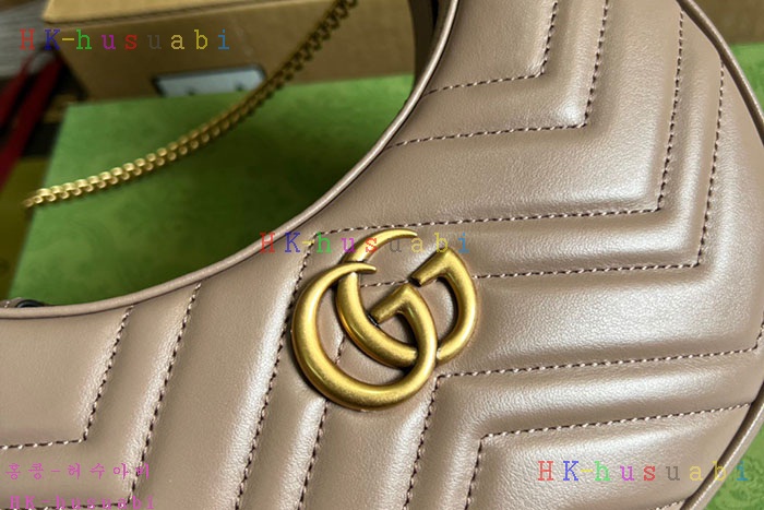 ★미러급★구찌 GG 마몽 하프문 쉐입 미니백 699514-6