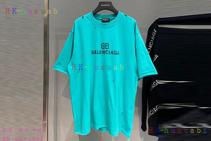 NEW 발렌시아가 반팔티 신상 B 95280290