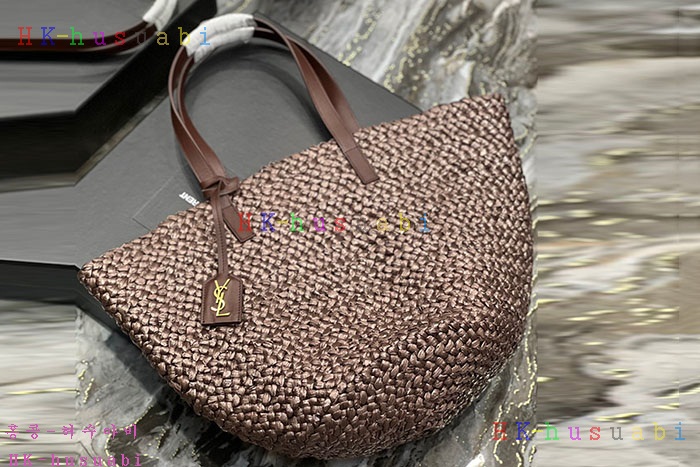 ★미러급★입생로랑 PANIER 라피아 토트 693242-2