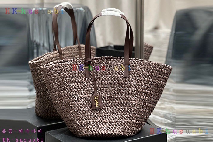 ★미러급★입생로랑 PANIER 라피아 토트 693242-2