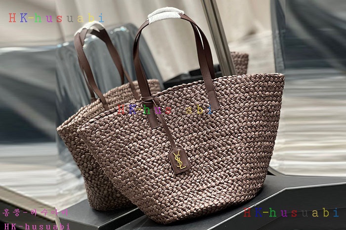 ★미러급★입생로랑 PANIER 라피아 토트 693242-2