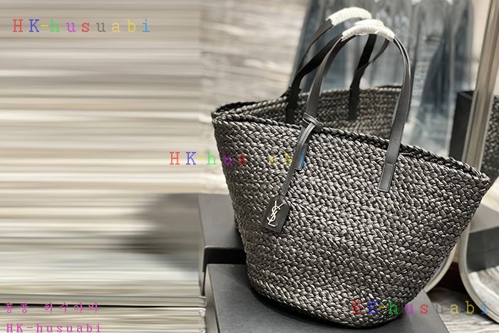 ★미러급★입생로랑 PANIER 라피아 토트 693242-3