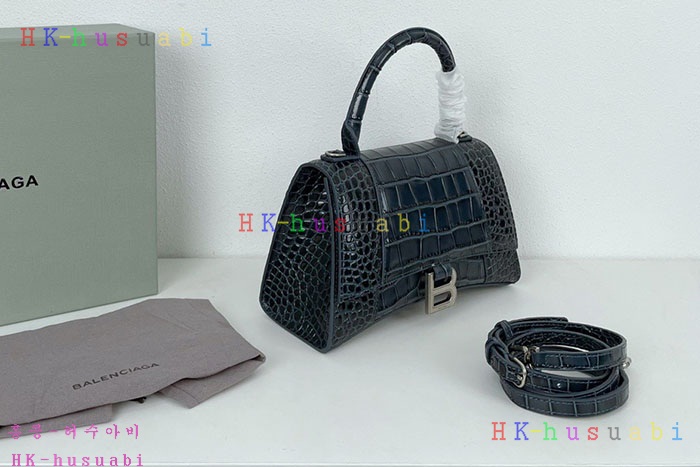 ★미러급★발렌시아가 아워글래스 스몰 핸드백 5935461-2