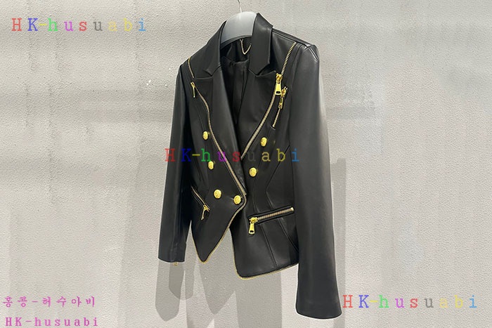NEW 발망 가죽자켓 신상 BM 857220