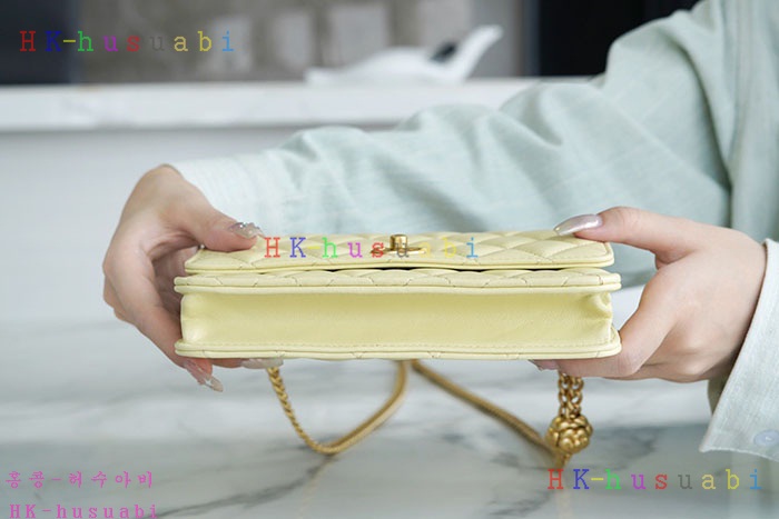 ★미러급★샤넬 카멜리아 골드볼 체인 클래식 WOC AP3297
