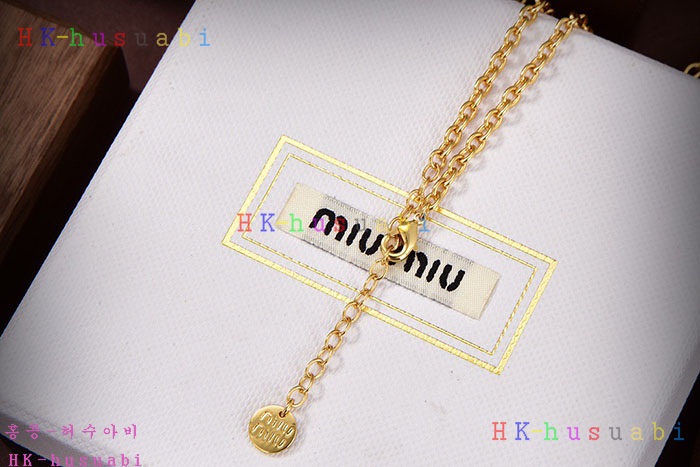 NEW 미우미우 팔찌 목걸이 신상 MU 527013