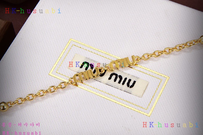 NEW 미우미우 팔찌 목걸이 신상 MU 527013