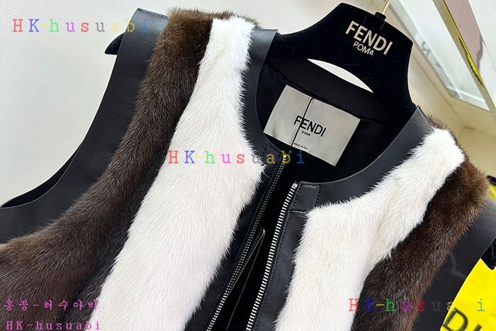 NEW 펜디 밍크조끼 신상 FD 747117