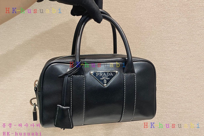 ★미러급★프라다 빈티지 레더 보스턴백 1BA846