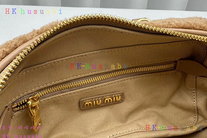 ★미러급★미우미우 시어링 볼링백 665081