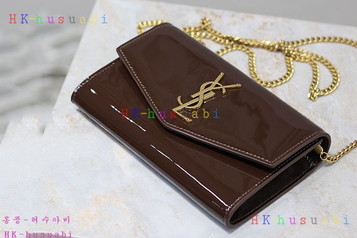★미러급★ 입생로랑 YSL 모노그램 미디엄 체인 숄더백 364021-2