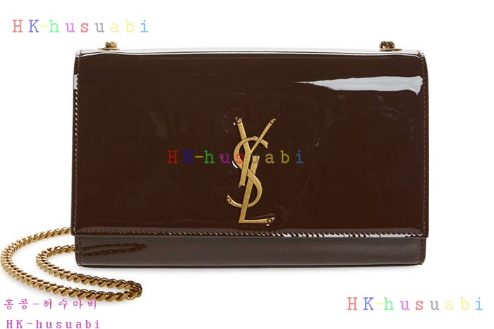 ★미러급★ 입생로랑 YSL 모노그램 미디엄 체인 숄더백 364021-4