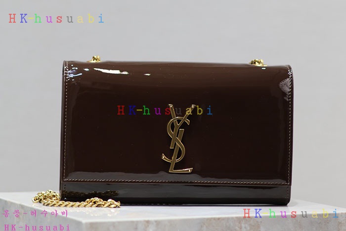 ★미러급★ 입생로랑 YSL 모노그램 미디엄 체인 숄더백 364021-4