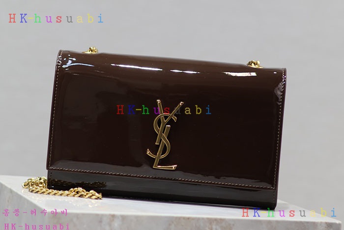 ★미러급★ 입생로랑 YSL 모노그램 미디엄 체인 숄더백 364021-4