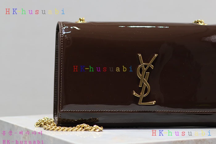 ★미러급★ 입생로랑 YSL 모노그램 미디엄 체인 숄더백 364021-4