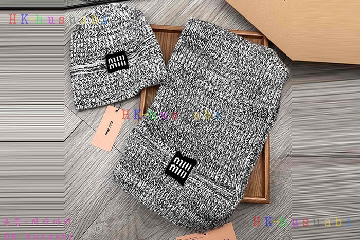 NEW 미우미우 모자 머플러 신상 MU 4788020