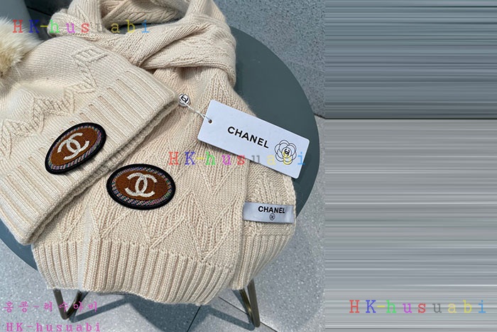 NEW 샤넬 모자 머플러셋트 신상 C 774716