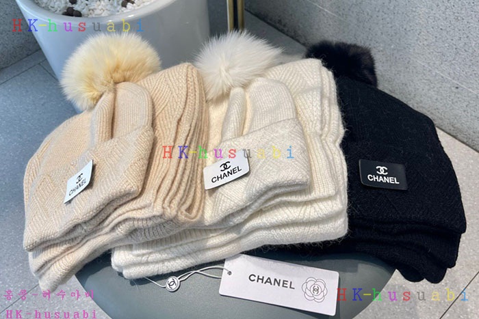 NEW 샤넬 모자 머플러셋트 신상 C 774737