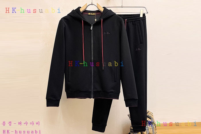 NEW 로로피아나 후드집업상하의셋트  신상 L 580113