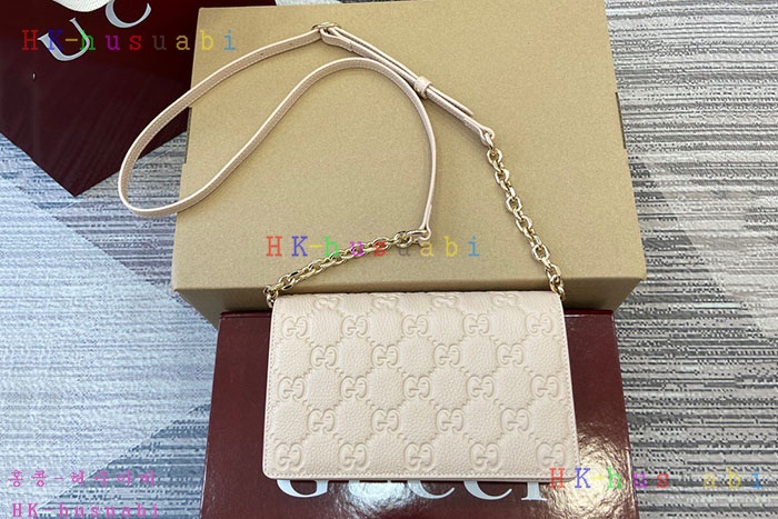 ★미러급★구찌 GG 엠블럼 수퍼 미니 숄더백 818705