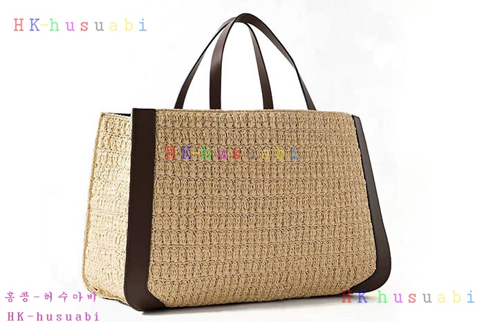 ★미러급★발렌티노 브이로고  라피아  CROCHET 토트백 552800-2( 사이즈선택)