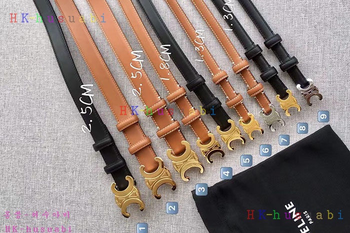 NEW 셀린느 미디엄 트리옹프 벨트  45AK93