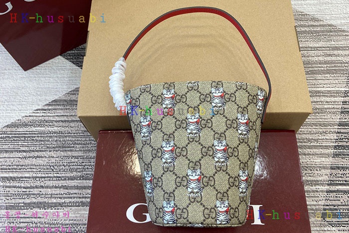 ★미러급★구찌 GG 칠드런 프린트 버킷백 752356