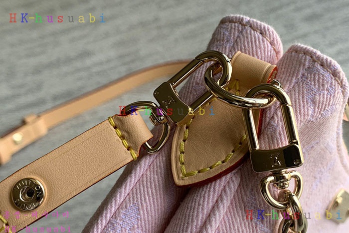 ★미러급★루이비통 리브 포쉐트 숄더백 워시드 핑크 여성 M14159