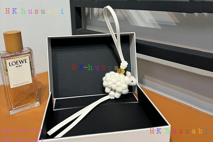 ★미러급★로에베 백 참 펠트 가죽 참 5996807