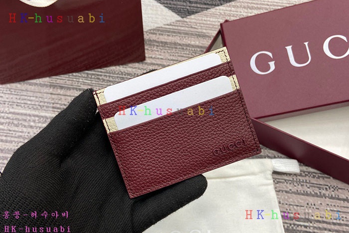 ★미러급★구찌 GUCCI 로고 바이컬러 카드 케이스 817043-3