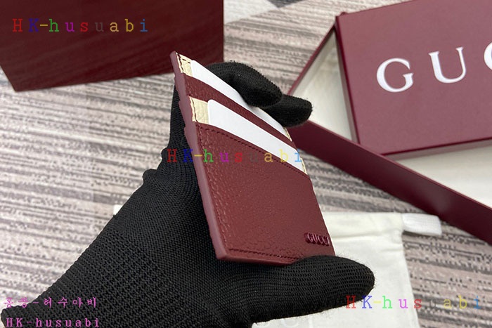 ★미러급★구찌 GUCCI 로고 바이컬러 카드 케이스 817043-3