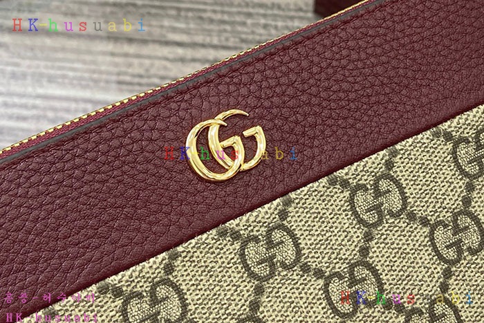 ★미러급★구찌 GG 마몬트 짚 어라운드 롱 월렛 456117-4