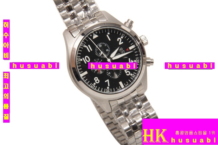 ̴ αð Replica IWC Schaffhausen Japanese Quartz Movement Stainless Steel Black Men